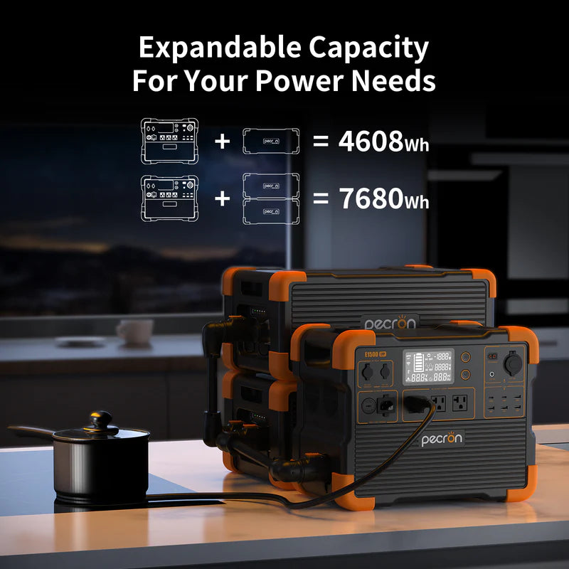 PECRON E1500LFP - Power station til alle situationer (2200W | 1536Wh)