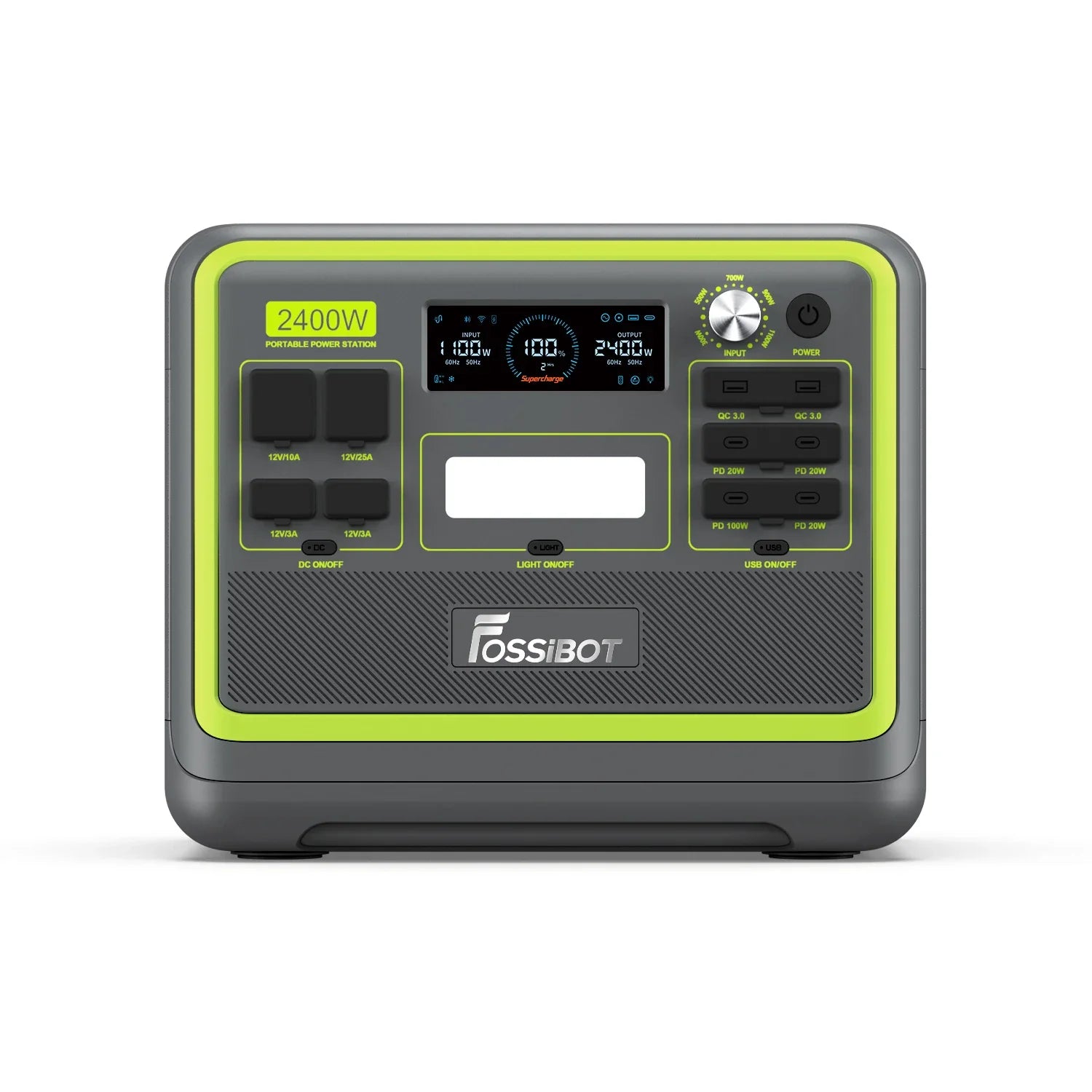 FOSSiBOT F2400 Bärbar Kraftstation 2 400 W 2 048 Wh