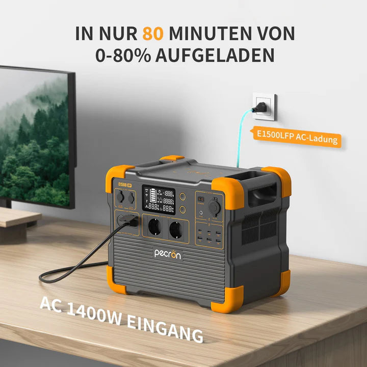 PECRON E1500LFP - Power station til alle situationer (2200W | 1536Wh)