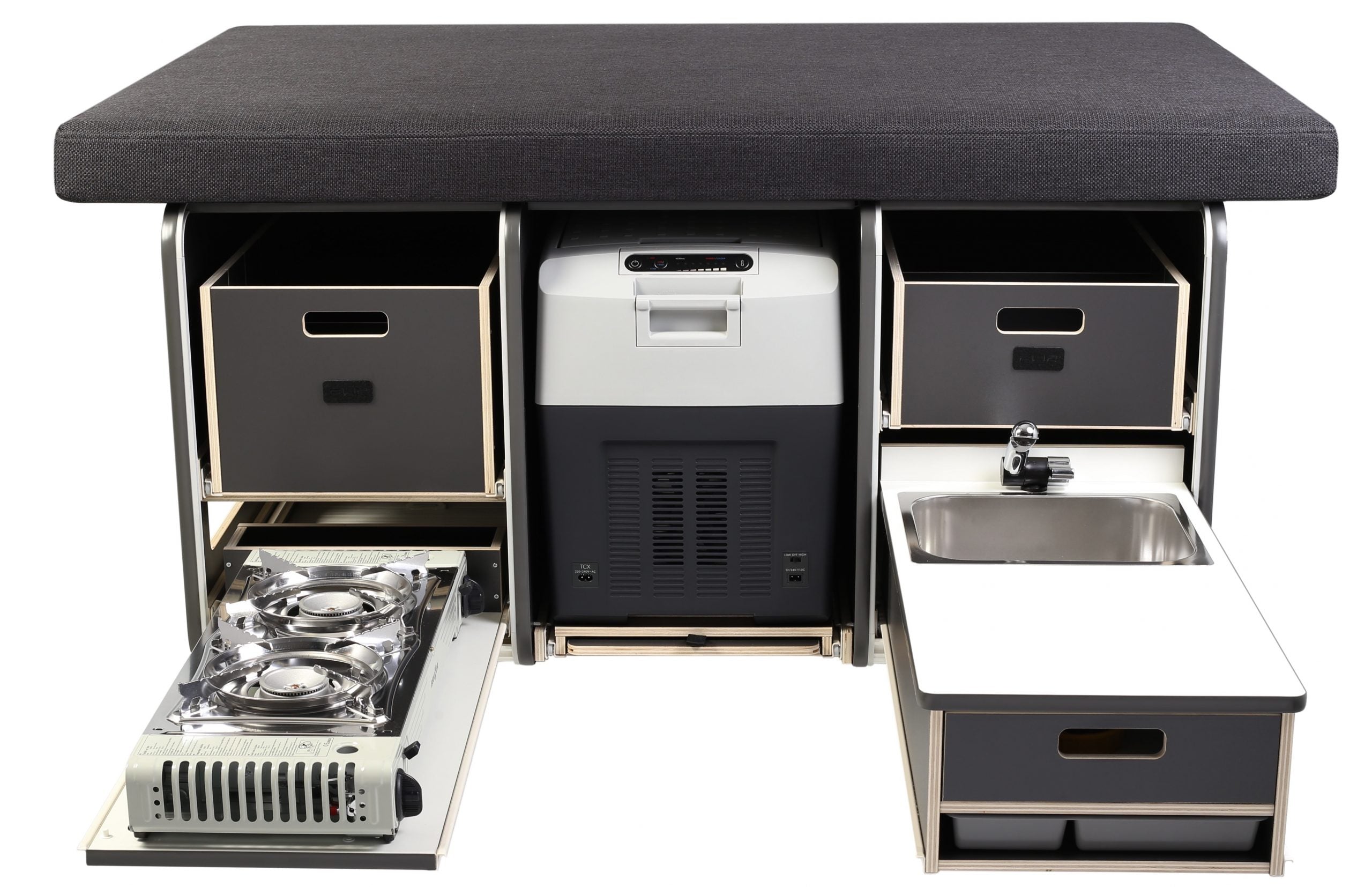 FLIP Camping Box - Luxurious Campervan Module