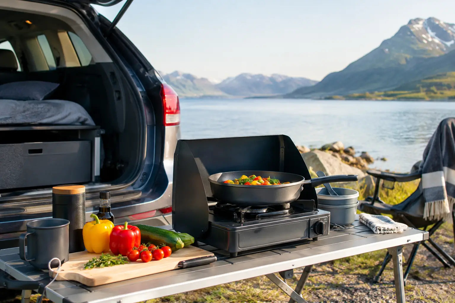 Guide til mobilt campingkøkken på bilferien