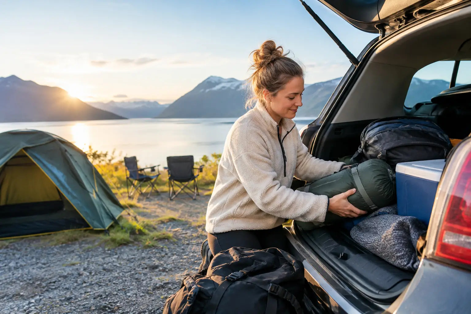 Bilcamping pakning: tips til en friere tur