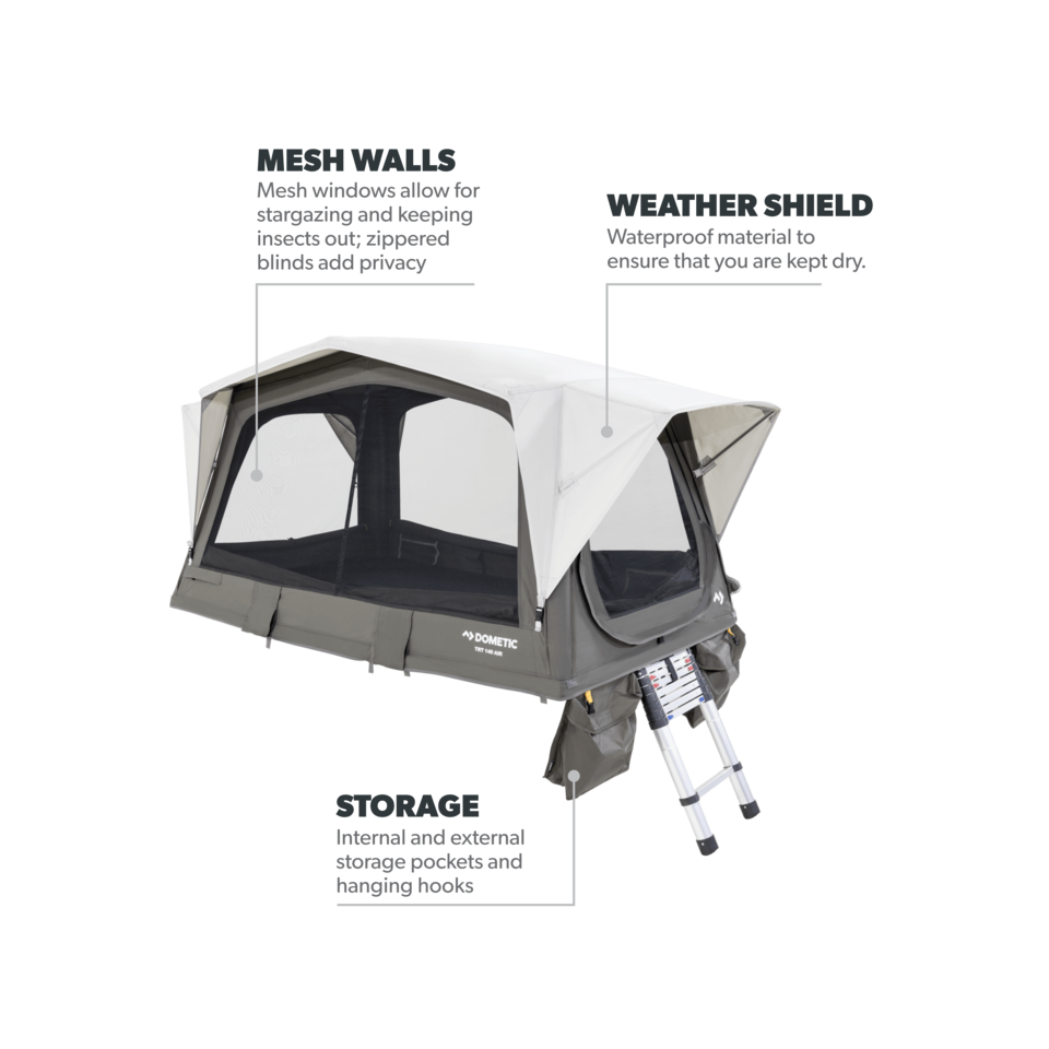 Dometic TRT 140 AIR Taktält - Kvalitetstält för små och stora bilar