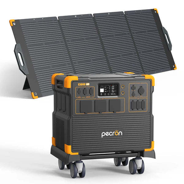 PECRON E3800LFP Power Station 4200W 3840Wh (med gratis vogn)