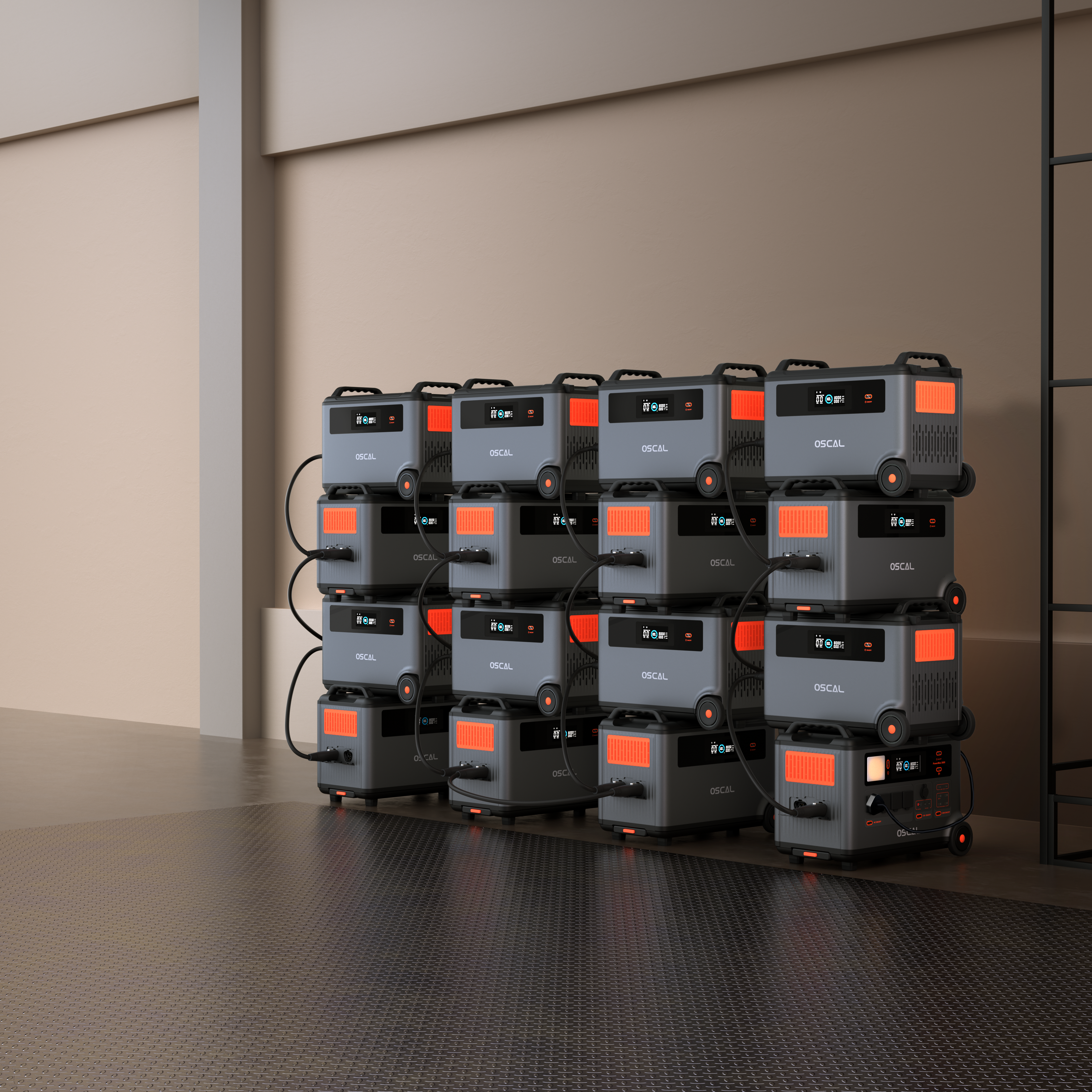 OSCAL BP3600 3600Wh Udvidelsesbatteri