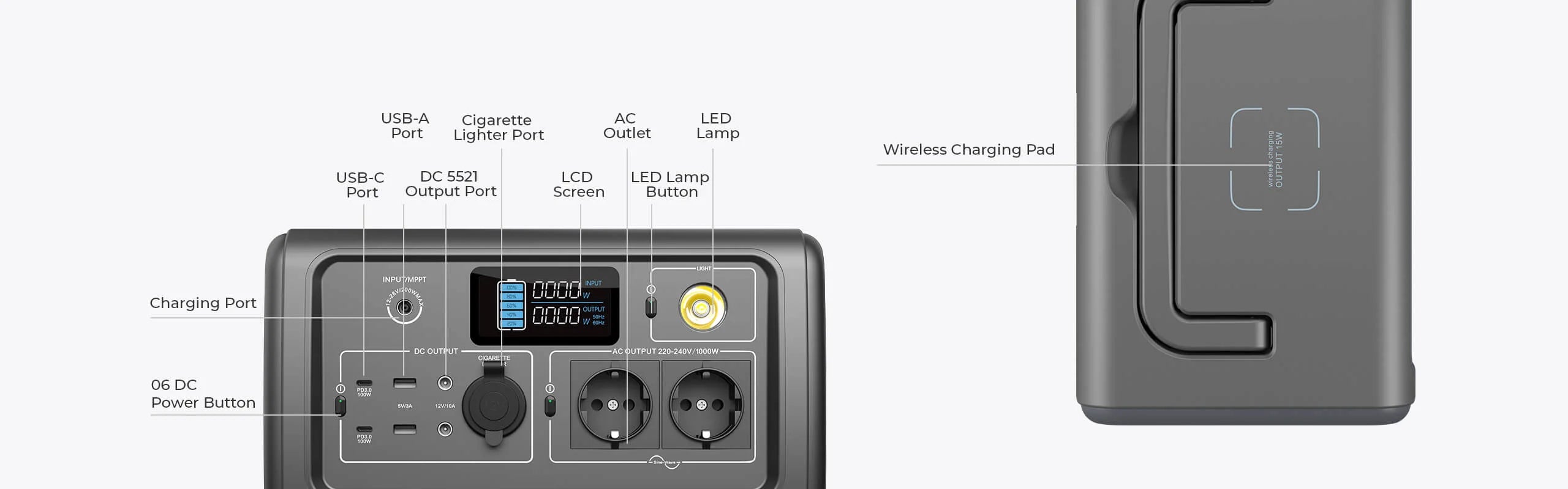 Bluetti EB70 1000W 716 Wh Portable Power Station - Powerful and Portable Energy