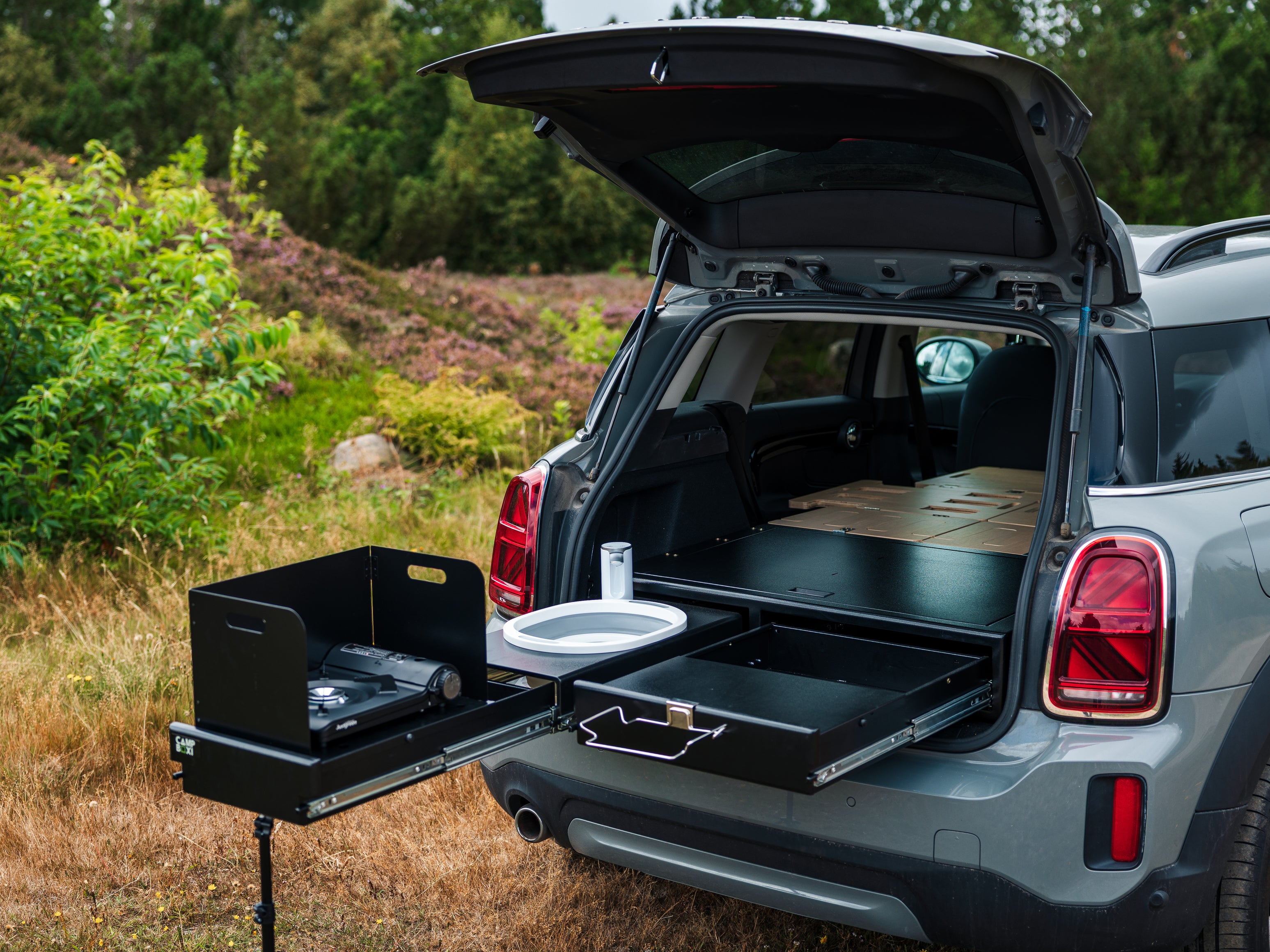 CampBoxi Kitchenfit - Alt-i-ét Camper Box til hverdagsbiler
