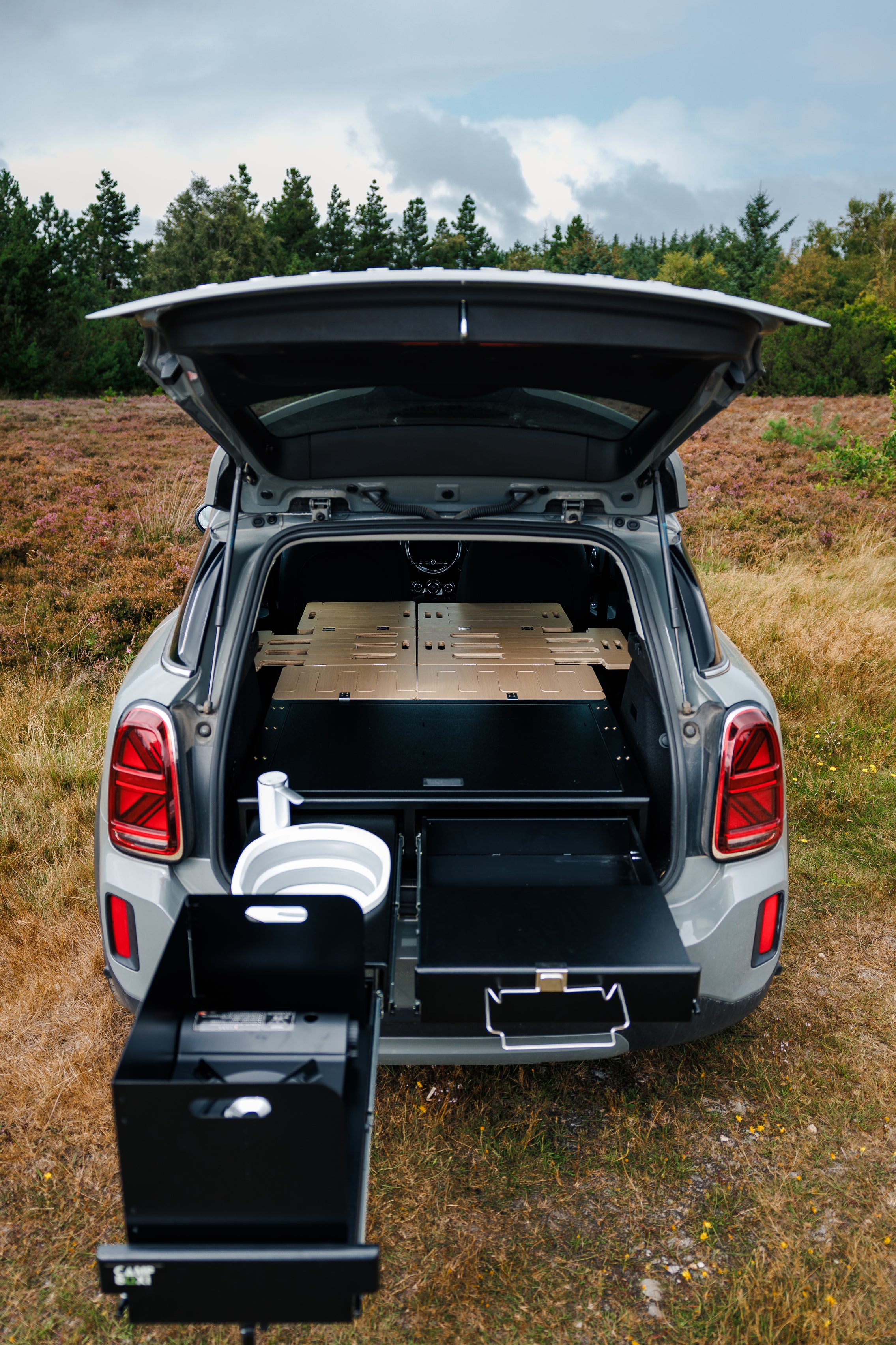 CampBoxi Kitchenfit - Alt-i-ét Camper Box til hverdagsbiler