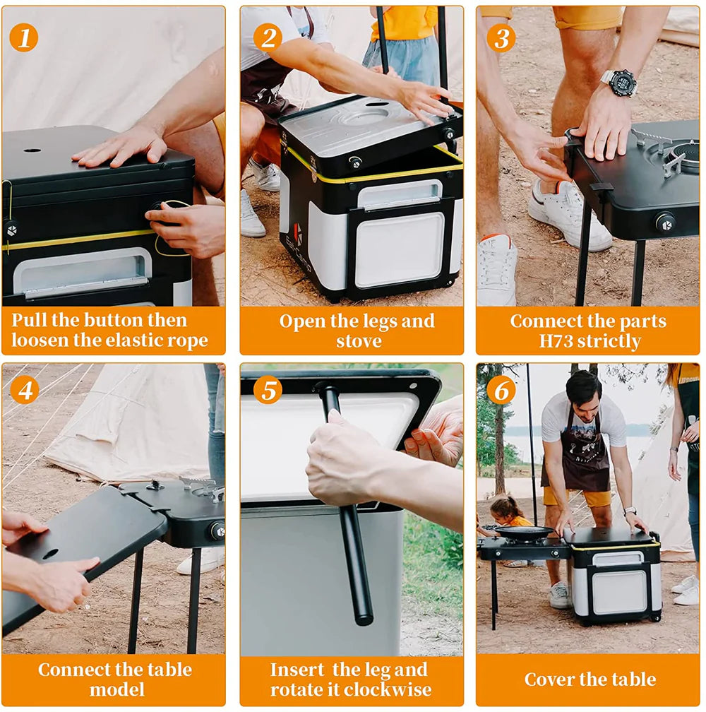 Eat-Camp Kitchen box - Portable kitchen box 