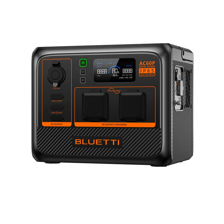 Bluetti AC60P - Reliable Power Station (600W | 504Wh) 