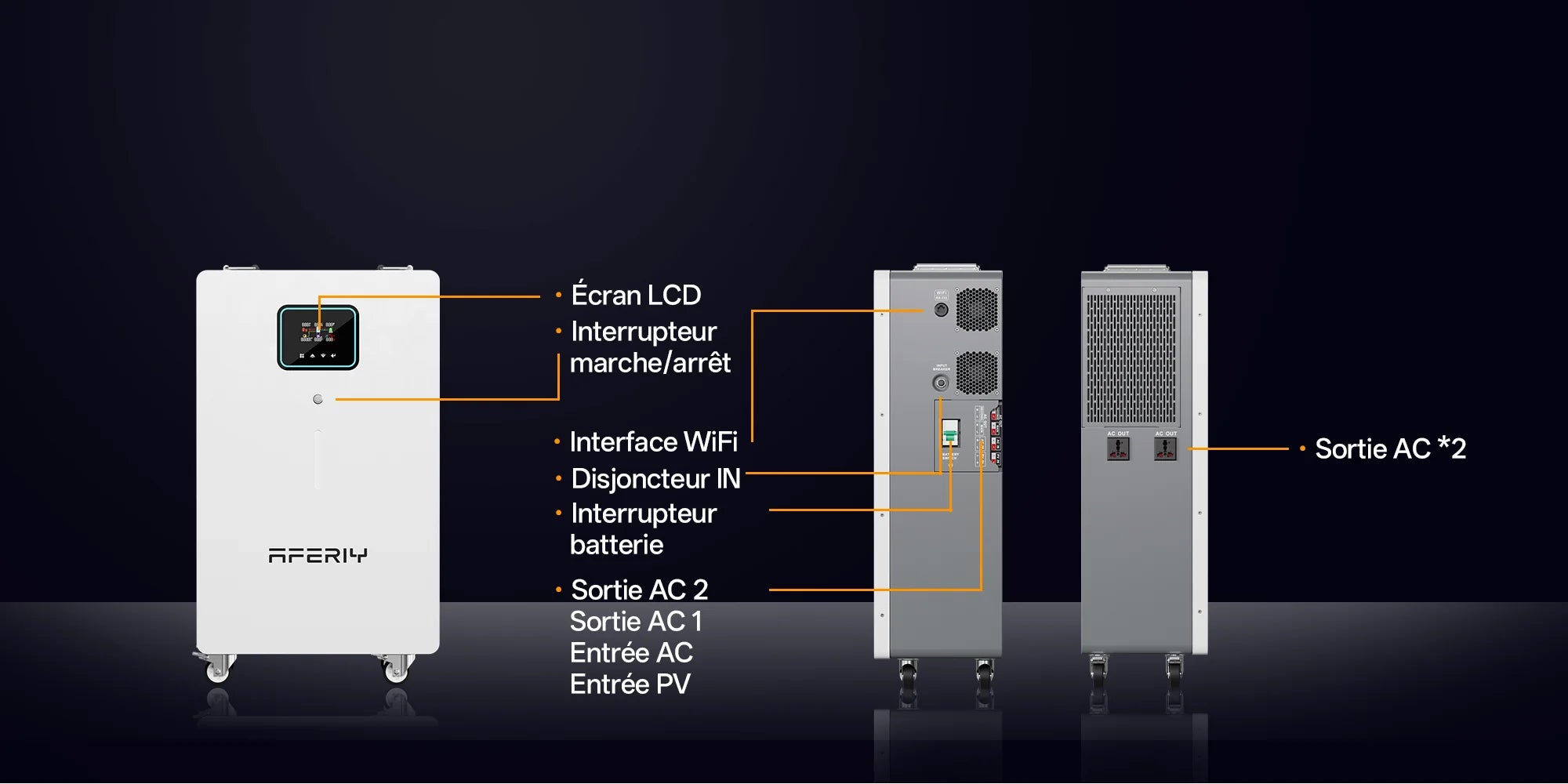 AFERIY PH062 Batterilagring til hjemmets solenergi| 6200W 5.12kWh