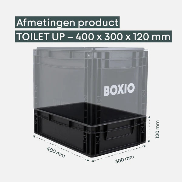 BOXIO – DIE TOILETTE OBEN