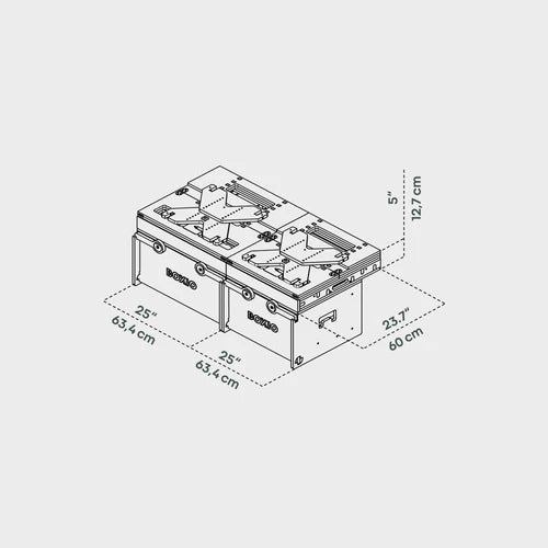 BOXIO RACK BOX + BED BUNDLE