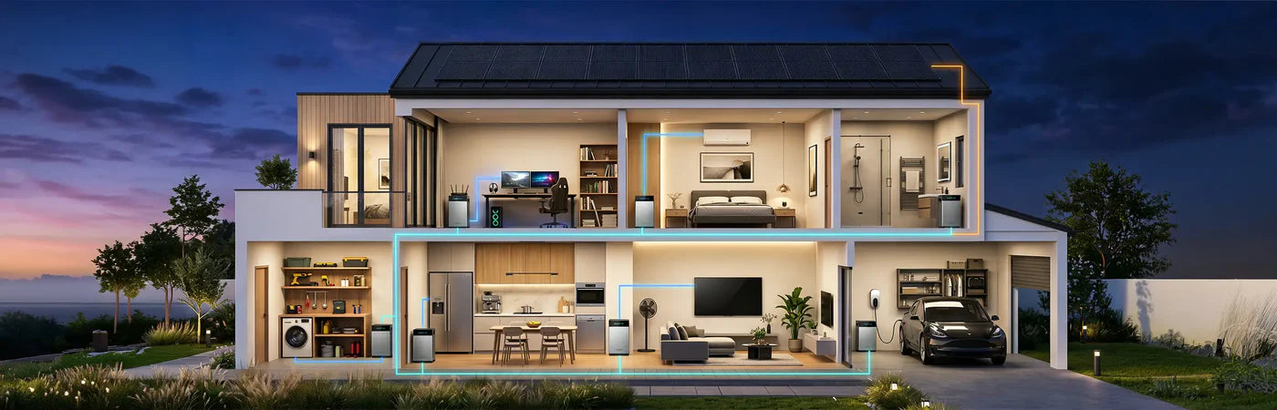 ALLPOWERS BS5000 PRO Plug-and-Play energilagring til hjemmet