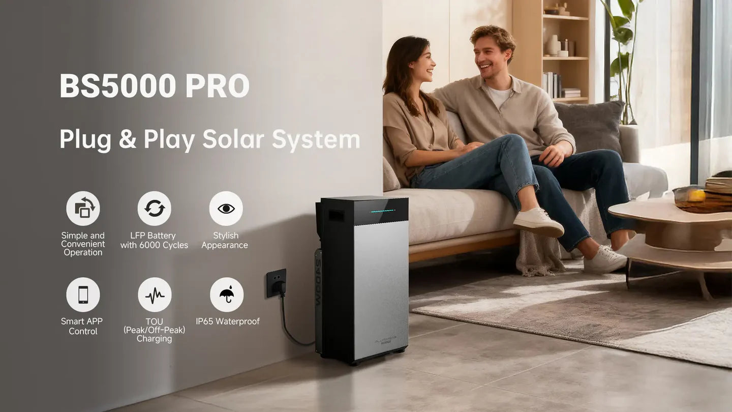 ALLPOWERS BS5000 PRO Plug-and-Play energilagring til hjemmet