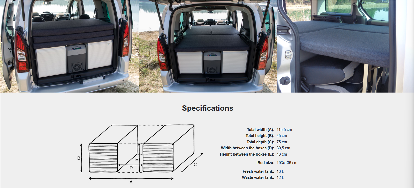 FLIP Camping Box - Luksuriøst Campervan Modul