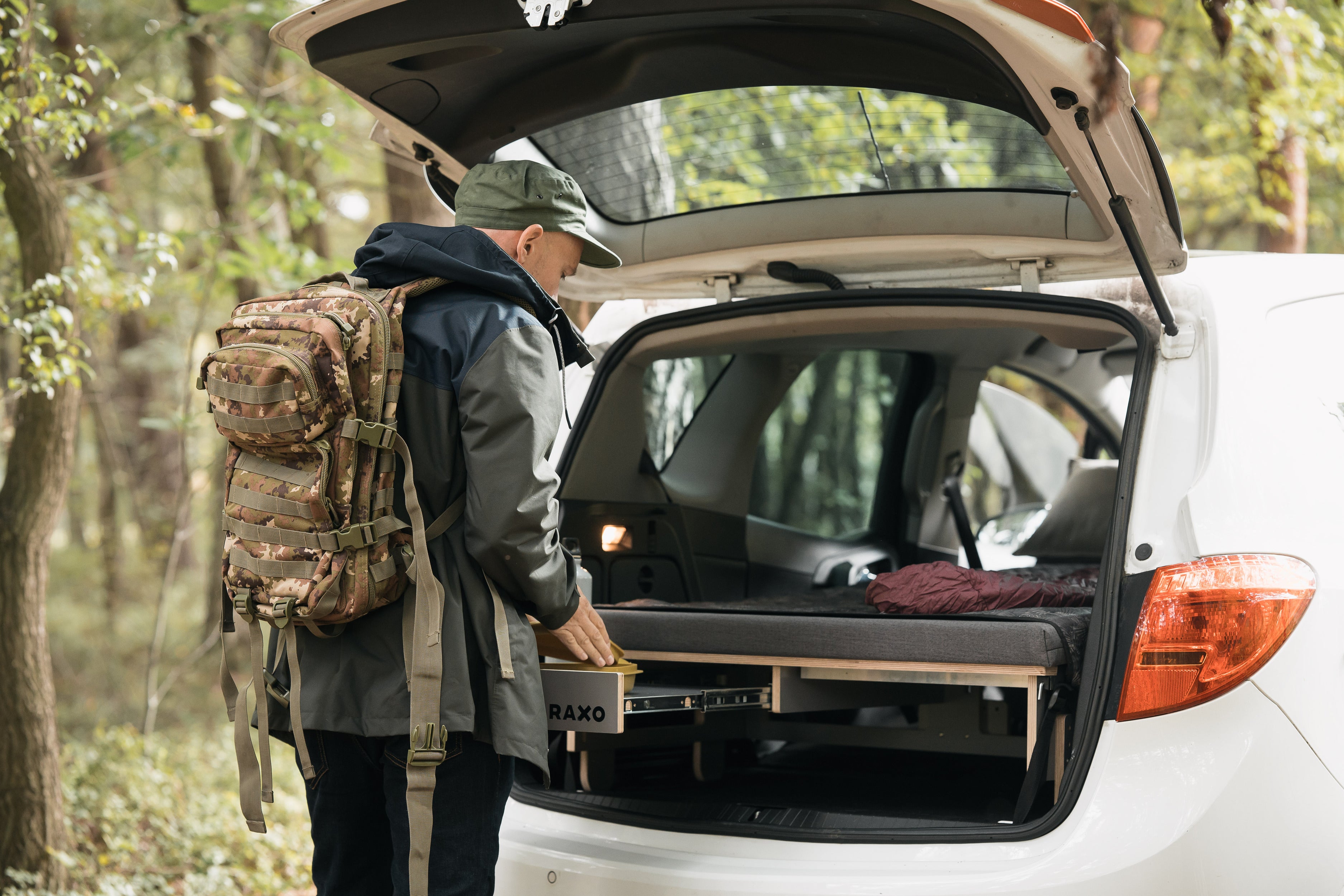 RAXO MONCK Campervan-Modul – Verwandeln Sie Ihr Auto in ein komfortables Zuhause auf Rädern