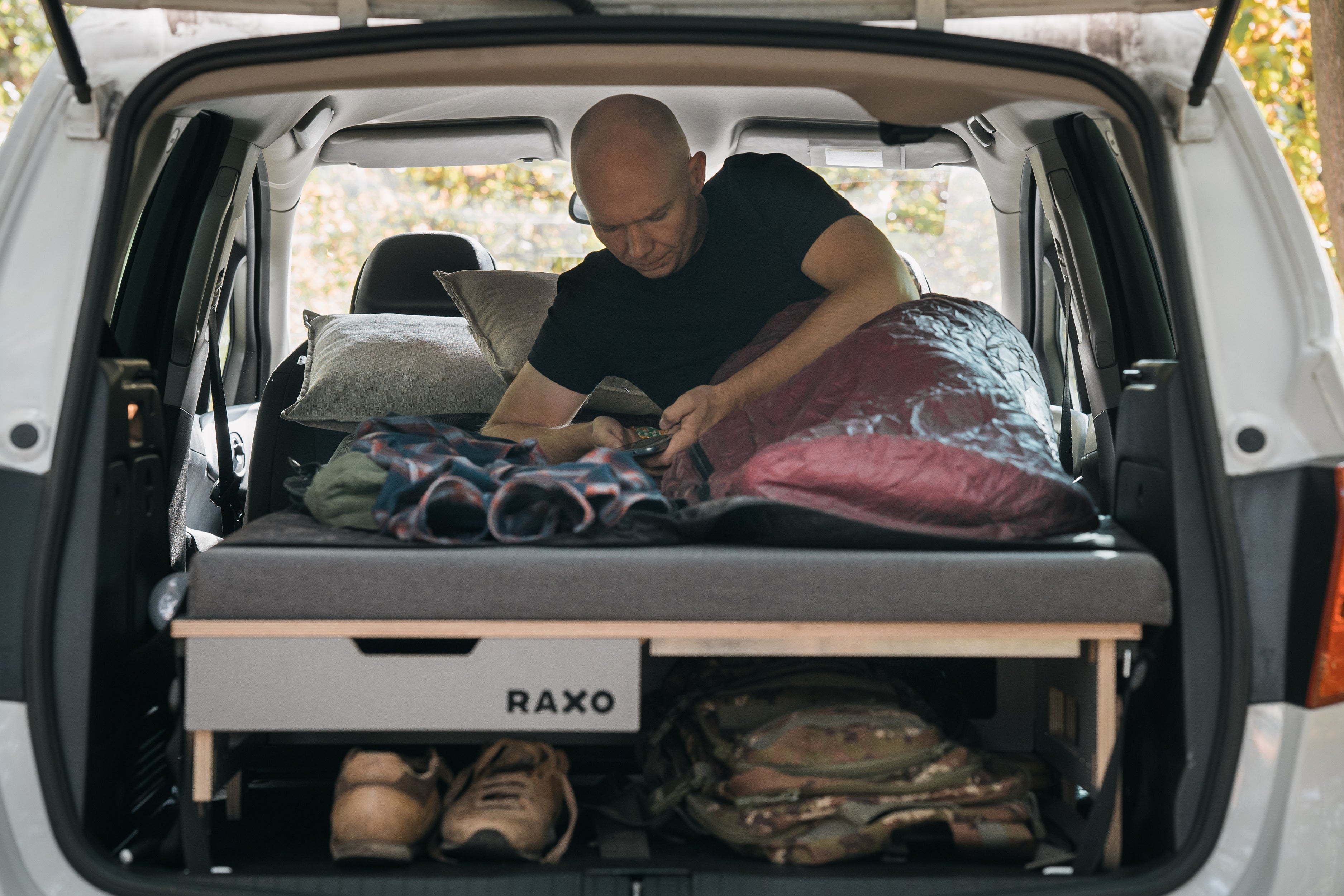 RAXO MONCK Campervan Module - Förvandla din bil till ett bekvämt hem på hjul