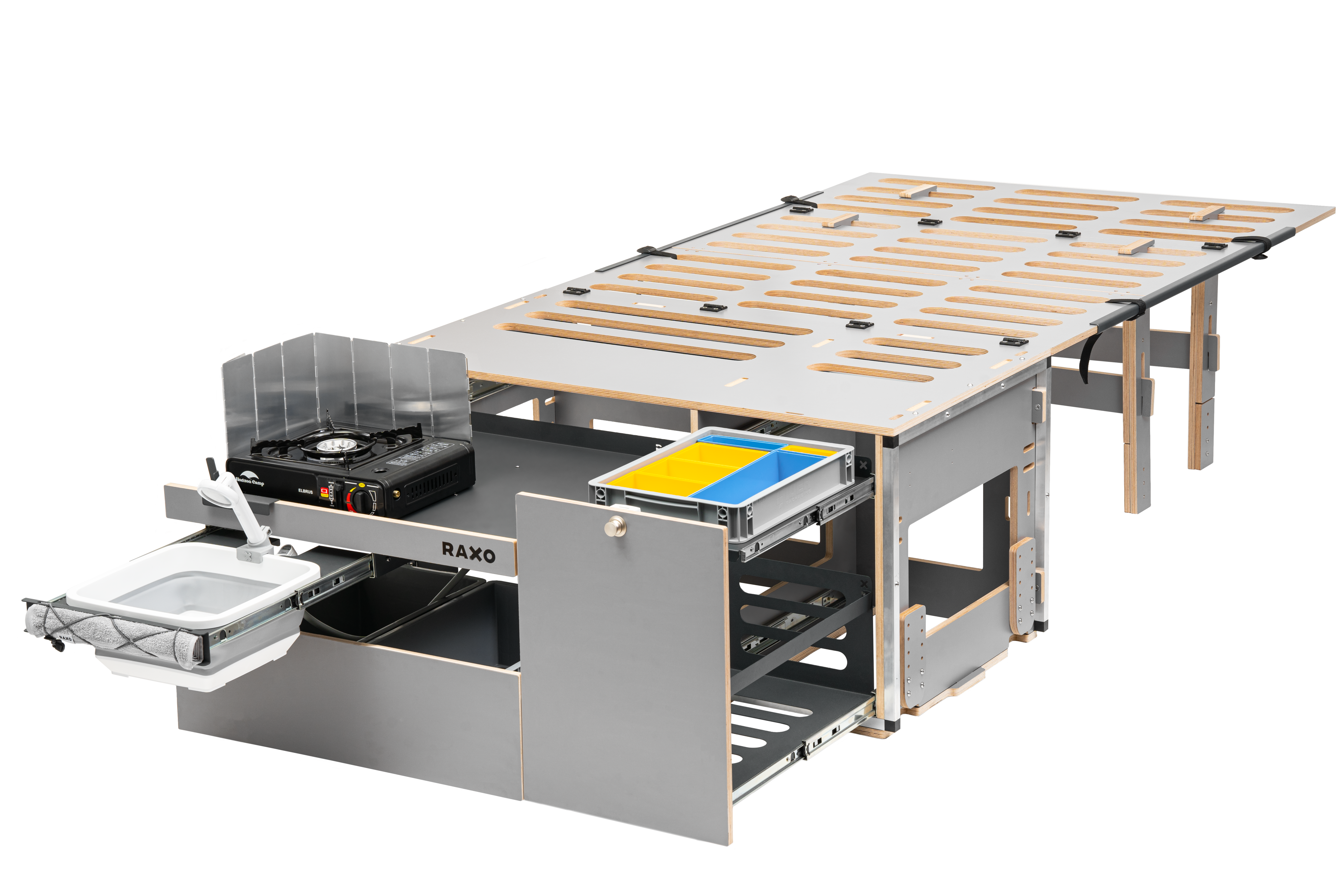 RAXO Base Campervan Module - Förvandla din bil till en bekväm och funktionell husbil