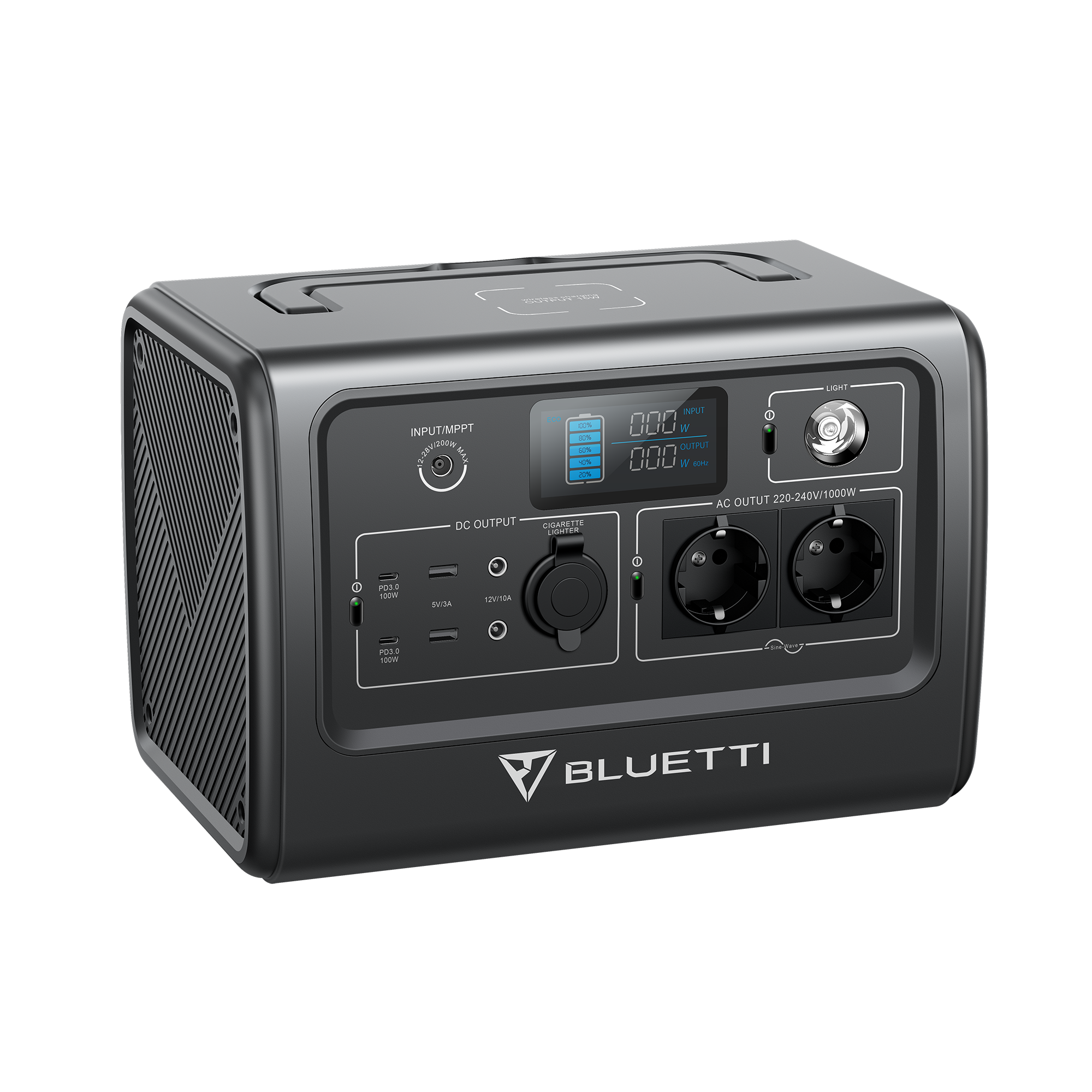 Bluetti EB70 1000W 716 Wh Portable Power Station - Powerful and Portable Energy