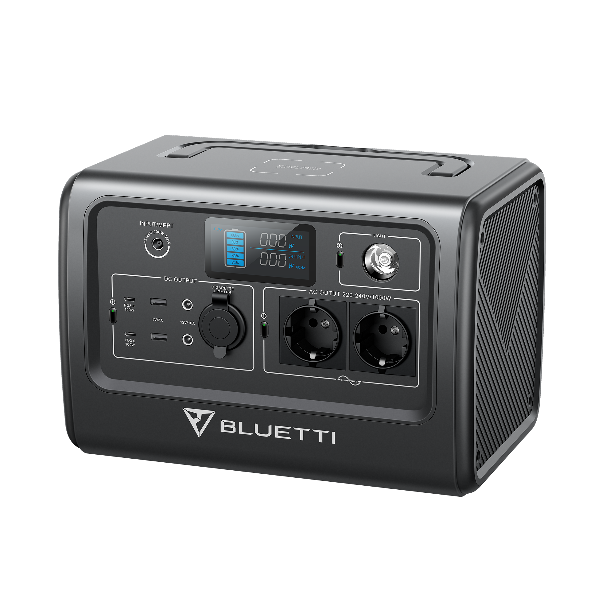 Bluetti EB70 1000W 716 Wh Portable Power Station - Powerful and Portable Energy