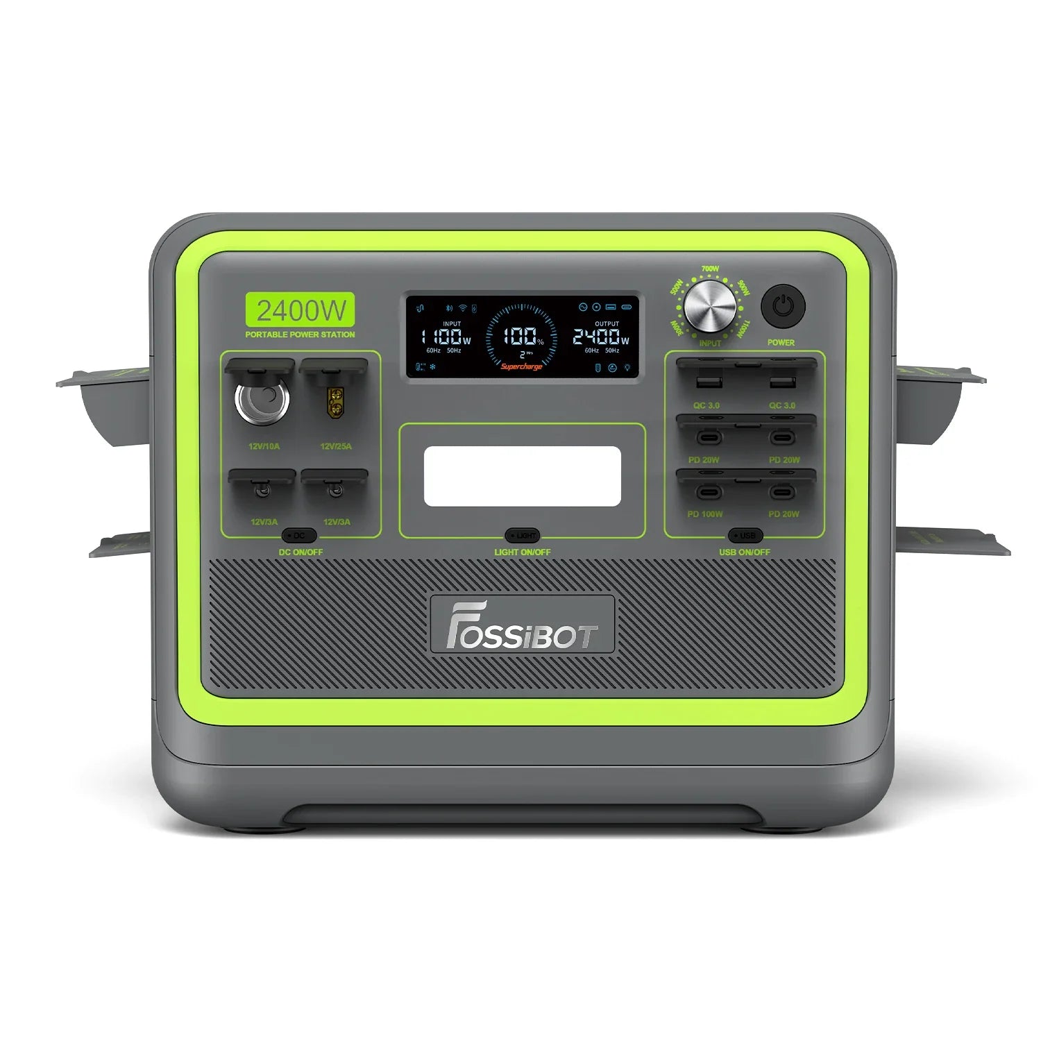 FOSSiBOT F2400 Bärbar Kraftstation 2 400 W 2 048 Wh