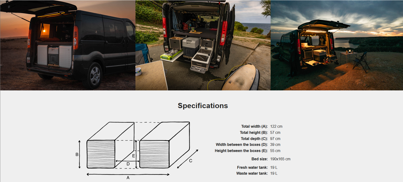 FLIP Camping Box - Luksuriøst Campervan Modul