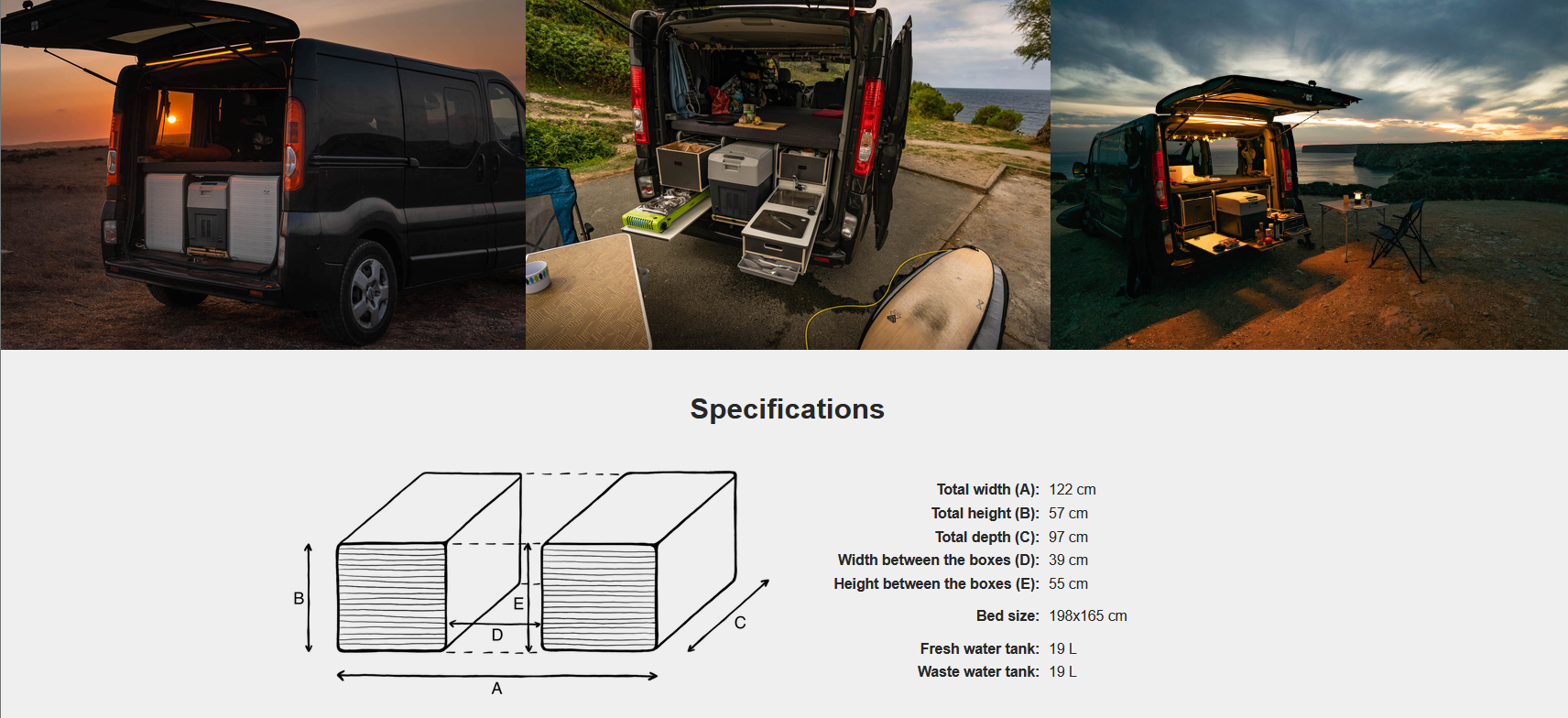 FLIP Camping Box - Luksuriøst Campervan Modul
