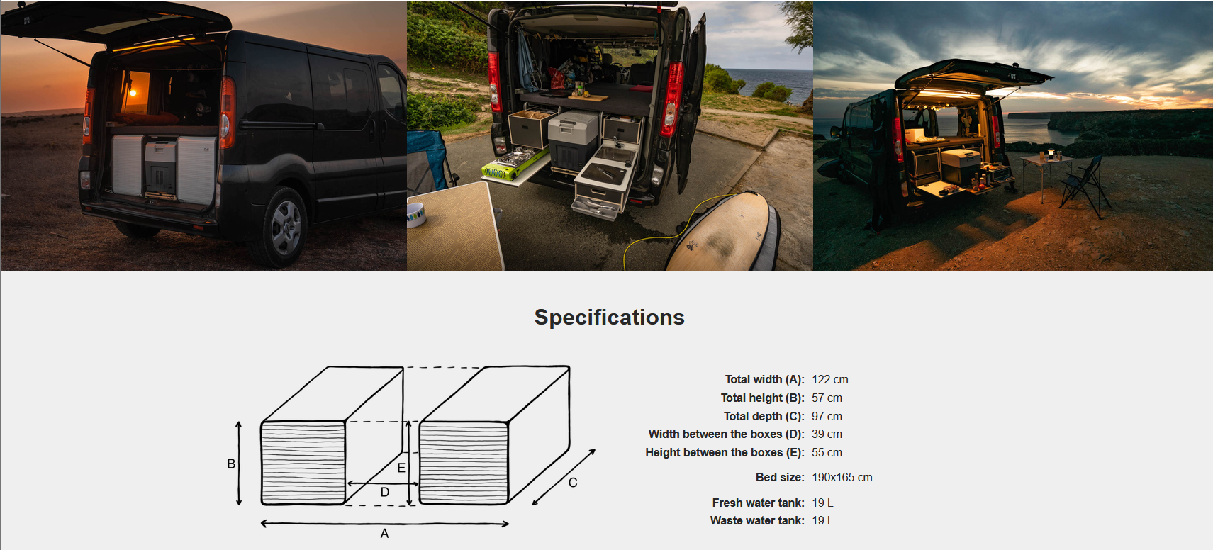 FLIP Camping Box - Luksuriøst Campervan Modul