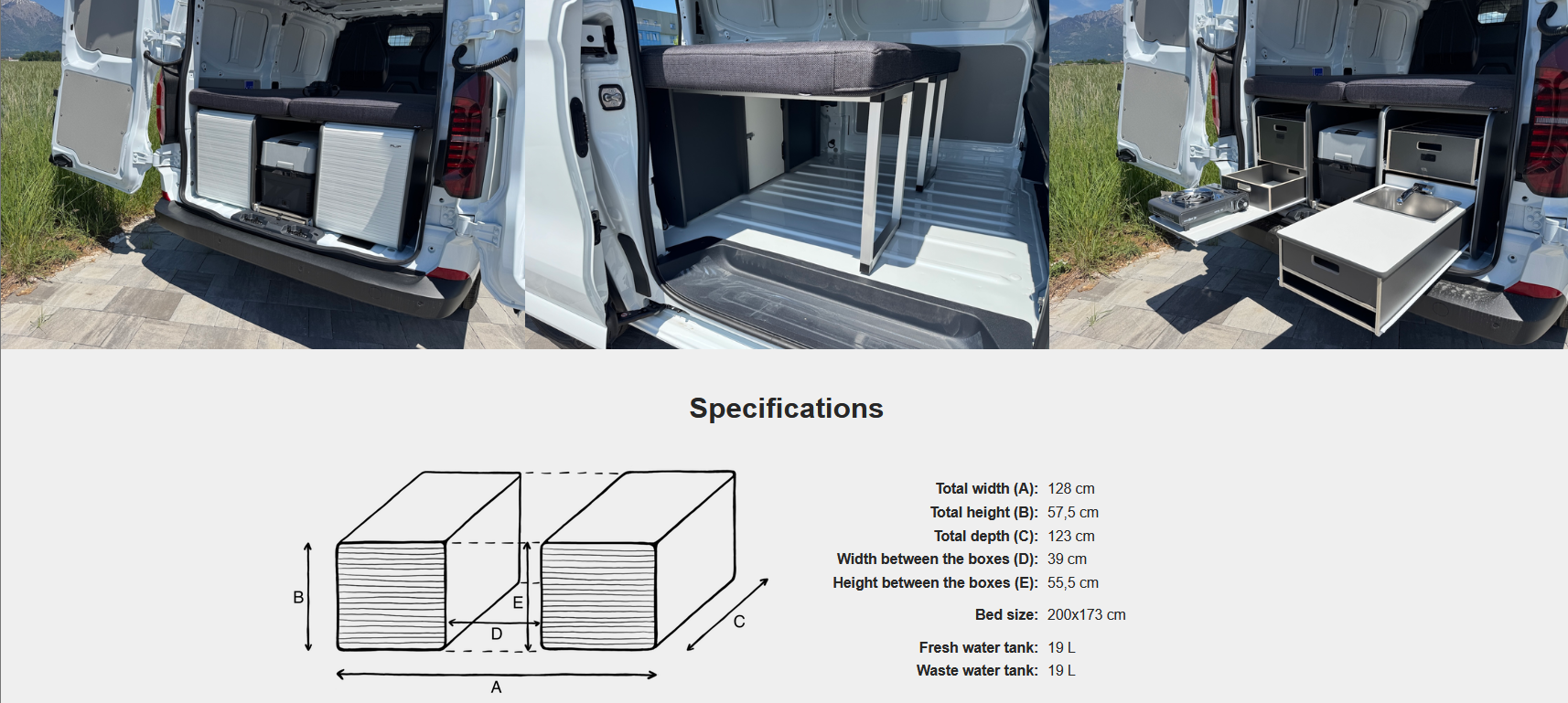 FLIP Camping Box - Luksuriøst Campervan Modul