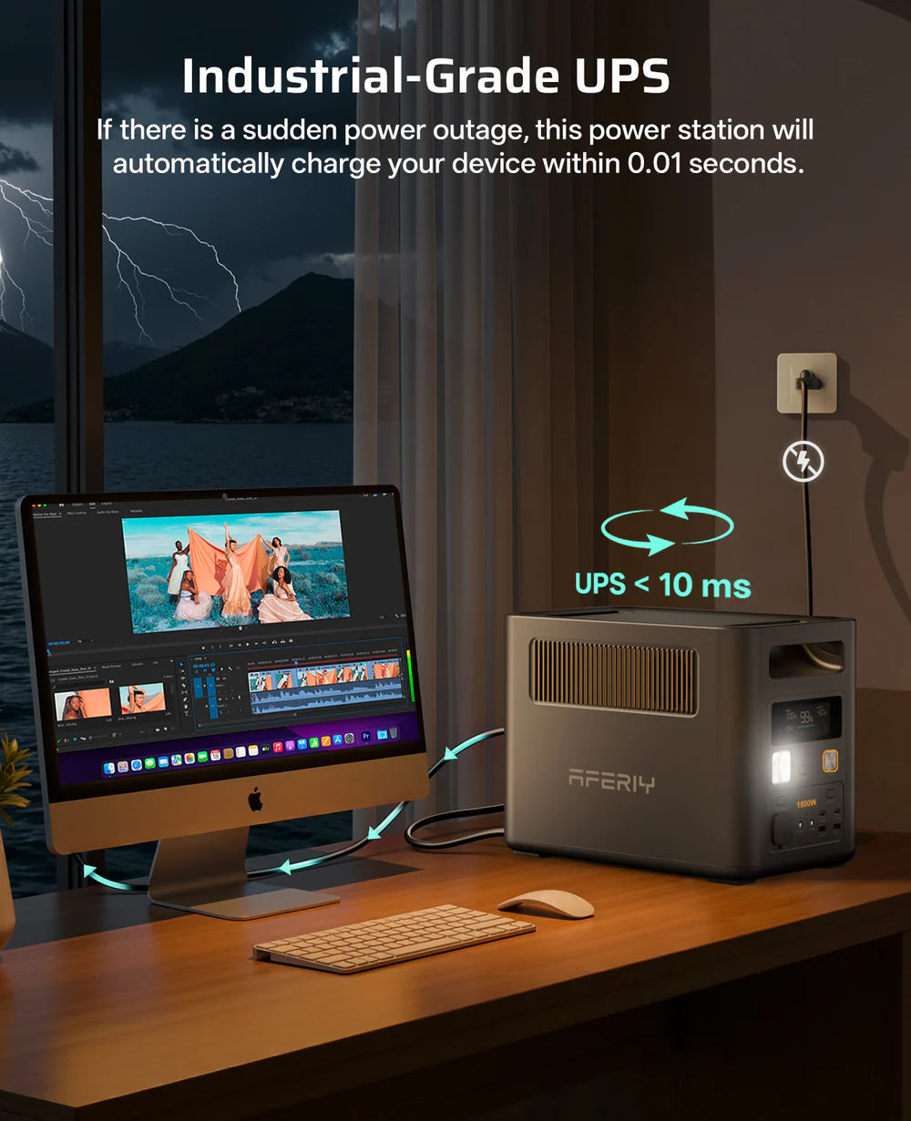 AFERIY Nomad1800 Pro P180 Power Station | 1800W 1024Wh-5120Wh