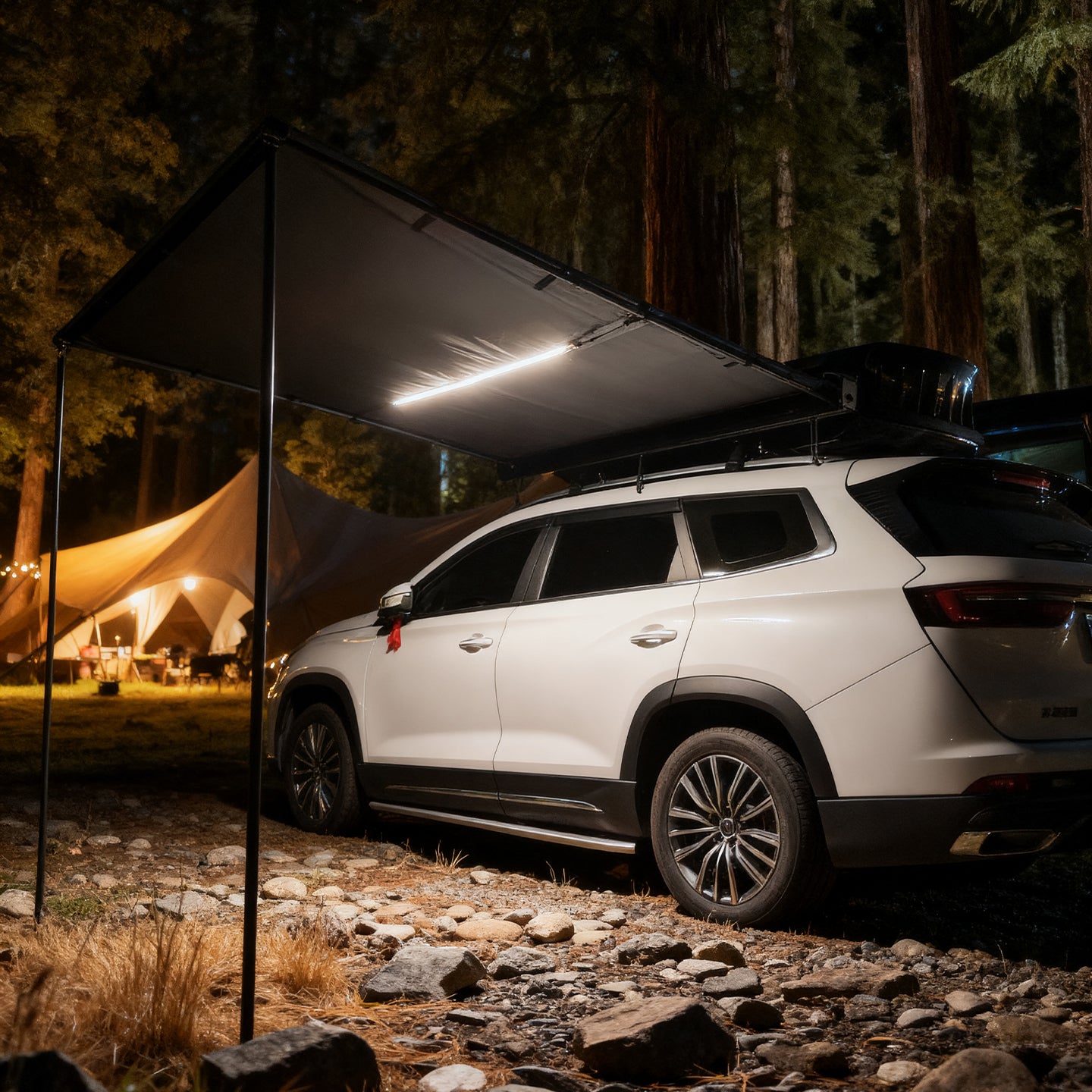 CampBoxi Uni-markise 200x250cm - Universel markise til alle slags biler