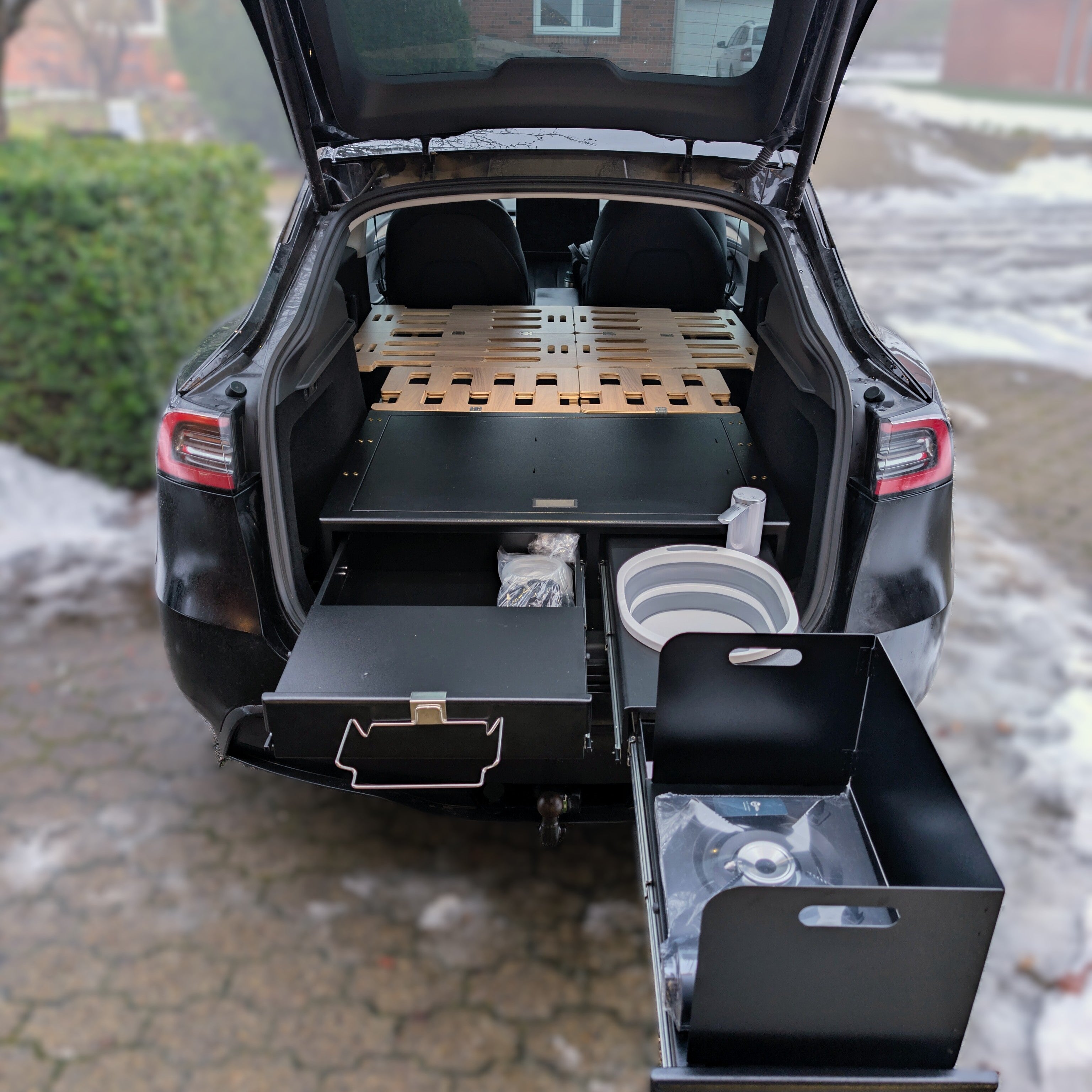 CampBoxi Kitchenfit - Alt-i-ét Campervan Modul til hverdagsbiler