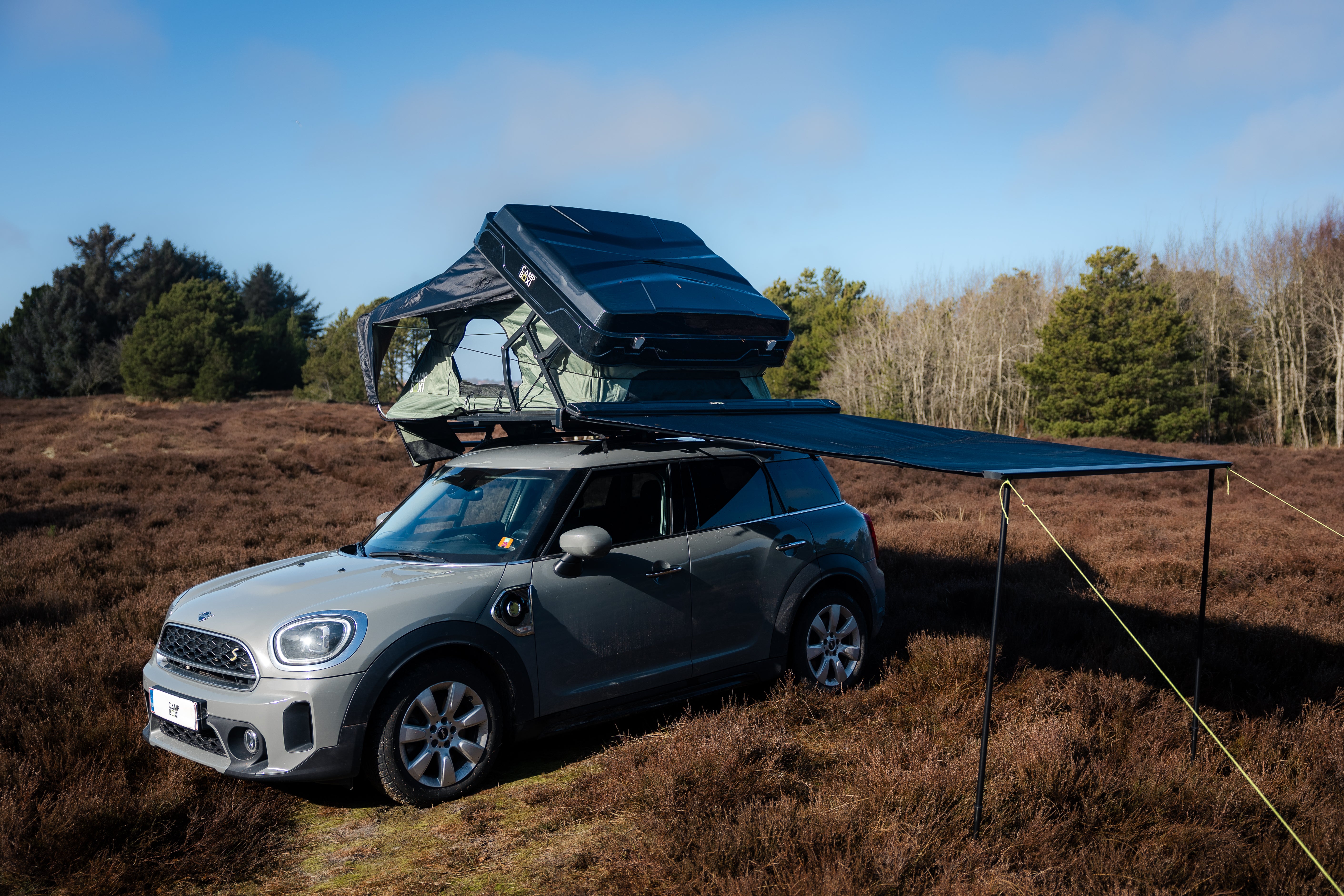 CampBoxi Uni-markise 200x250cm - Universel markise til alle slags biler