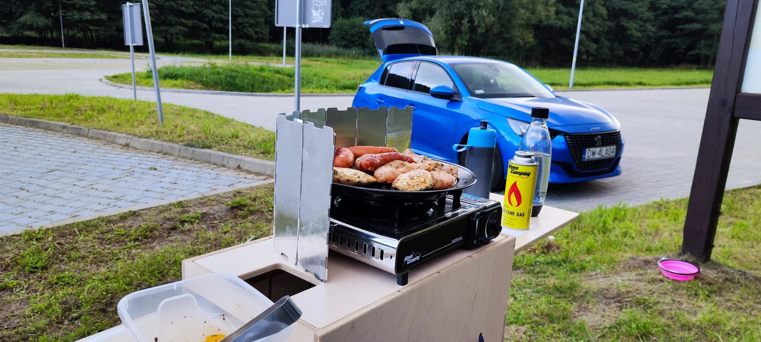 Gas burner Grill plate - Alpen Camping