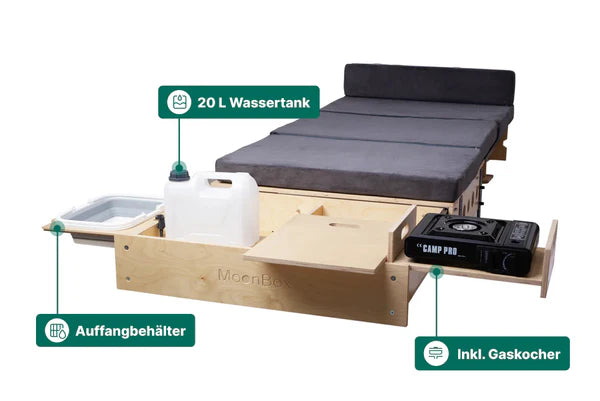 Moonbox SLIM - Campingbox til hverdagsbiler, SUV'er, Minivans m.fl.
