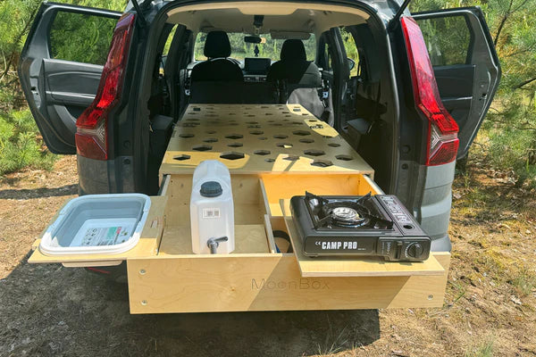 Moonbox SLIM - Campingbox til hverdagsbiler, SUV'er, Minivans m.fl.