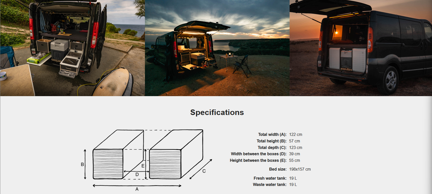 FLIP Camping Box - Luksuriøst Campervan Modul