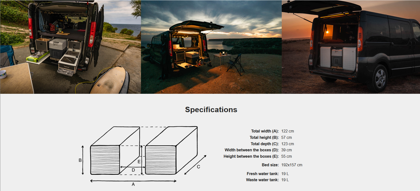 FLIP Camping Box - Luksuriøst Campervan Modul