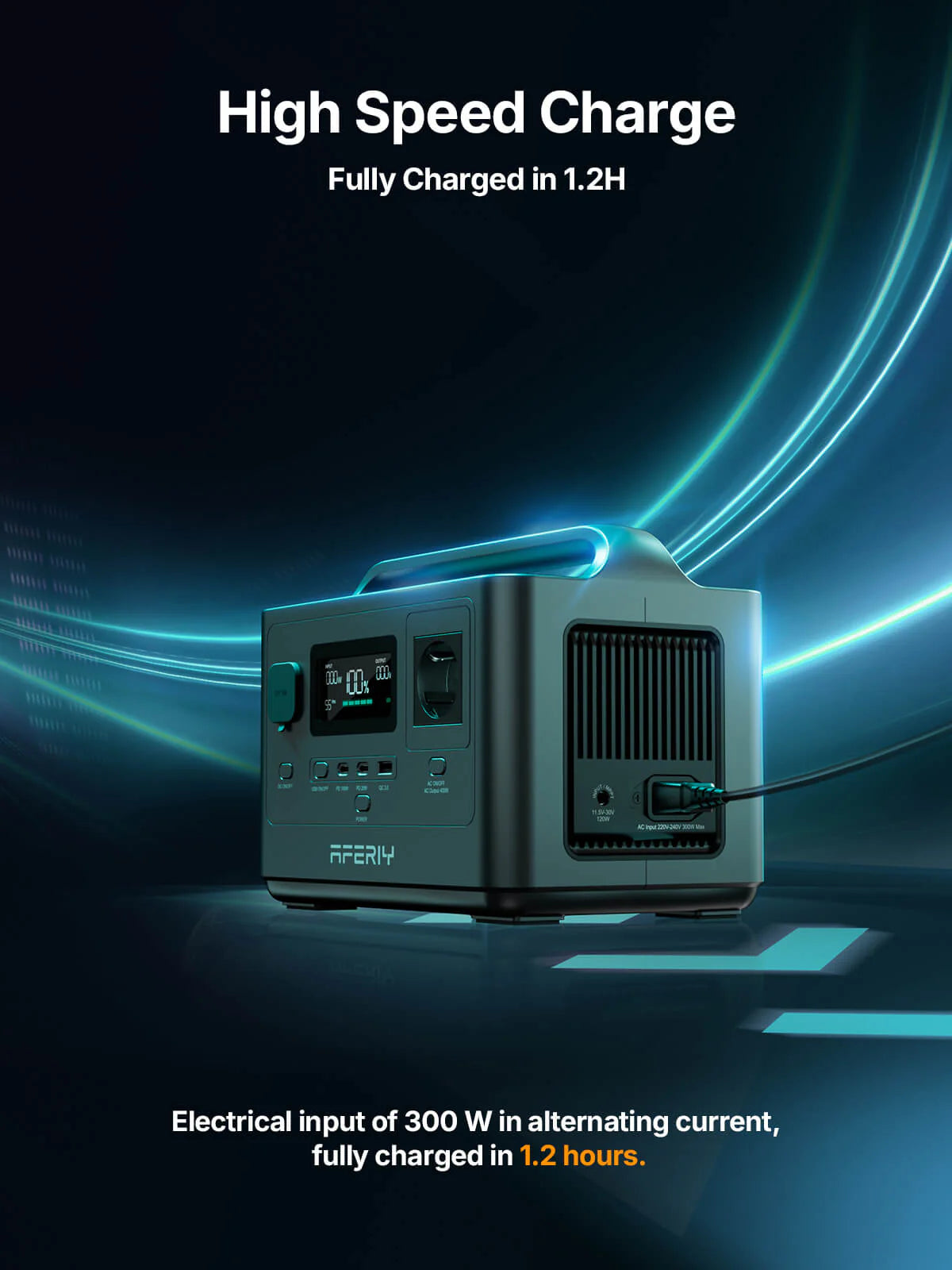 AFERIY P040 Bärbar Kraftstation 400W 256Wh