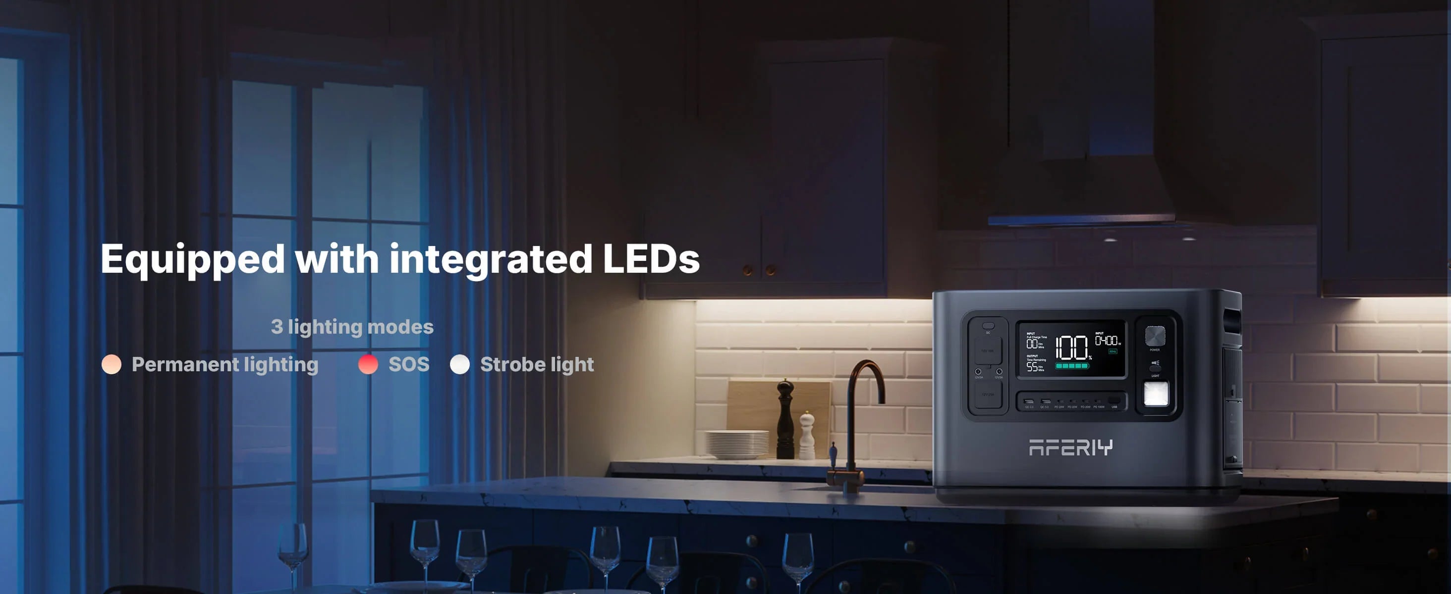 AFERIY P110-E Transportabel Power Station 1200W 1008Wh