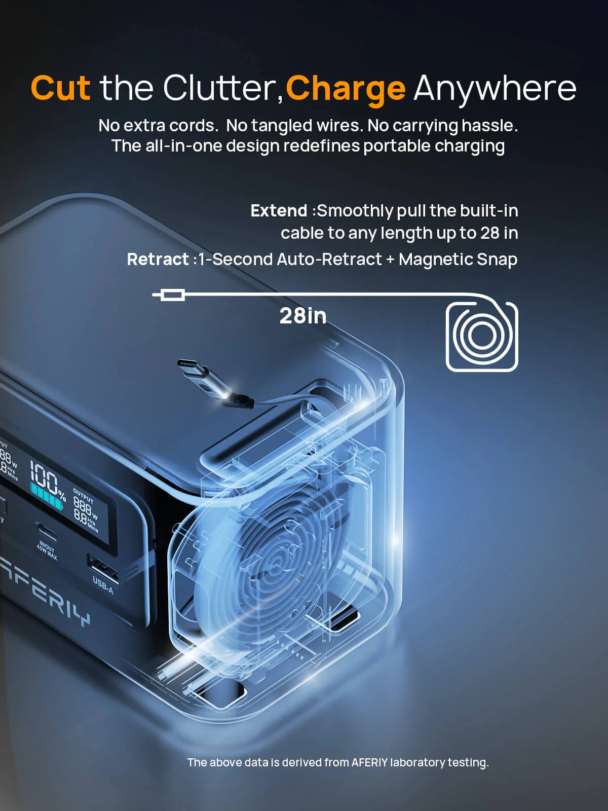 AFERIY Nano100 Transportabel Power Station 100W 99.2Wh