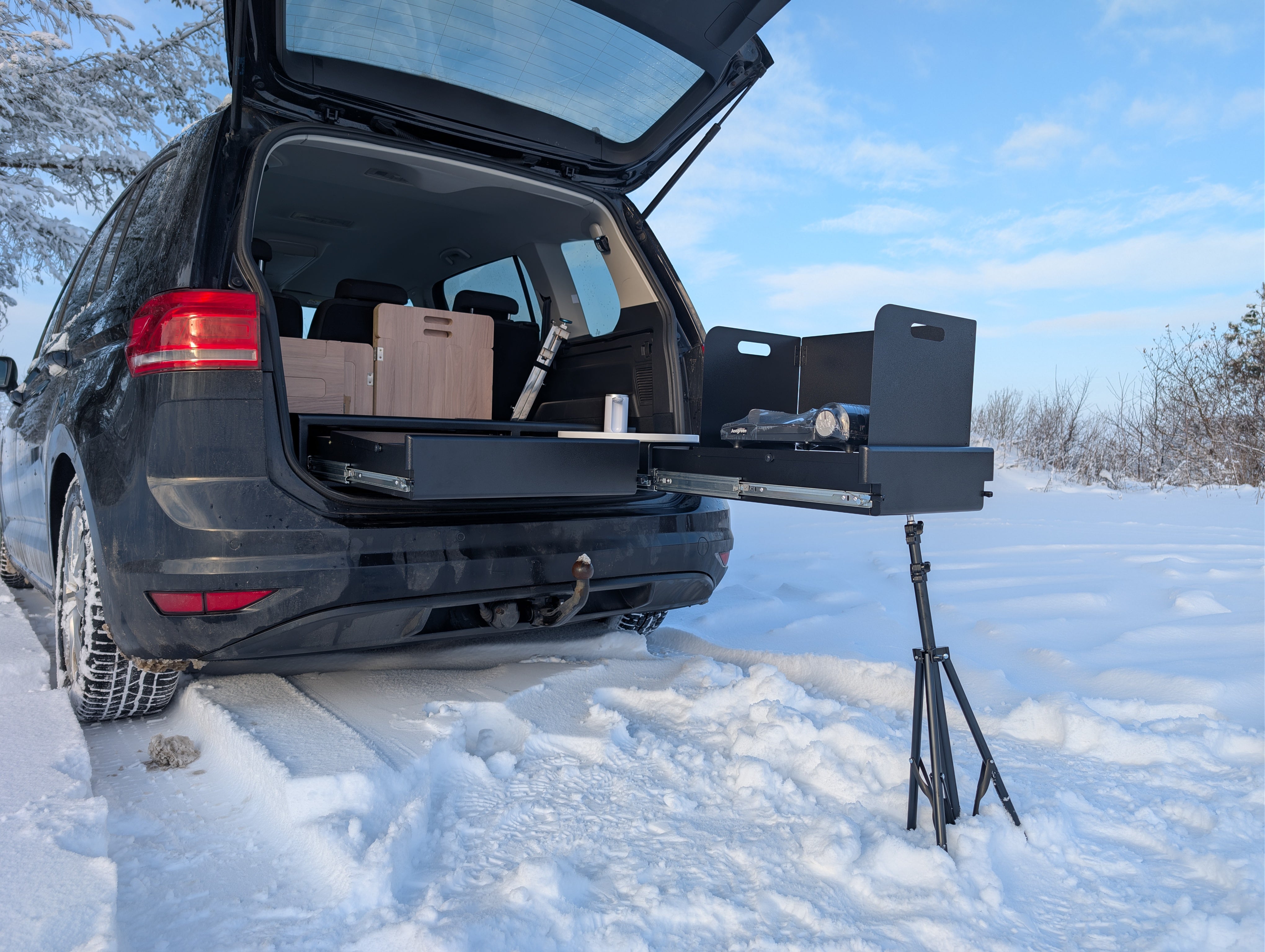 CampBoxi Kitchenfit - Alt-i-ét Campervan Modul til hverdagsbiler