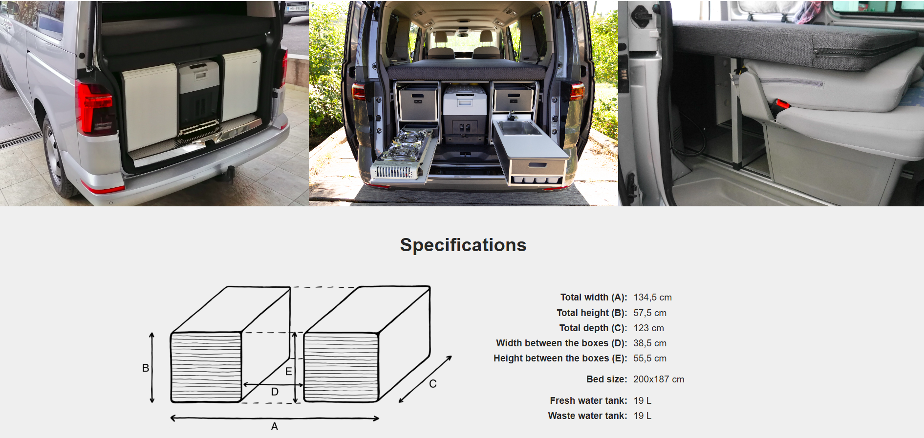 FLIP Camping Box - Luksuriøst Campervan Modul
