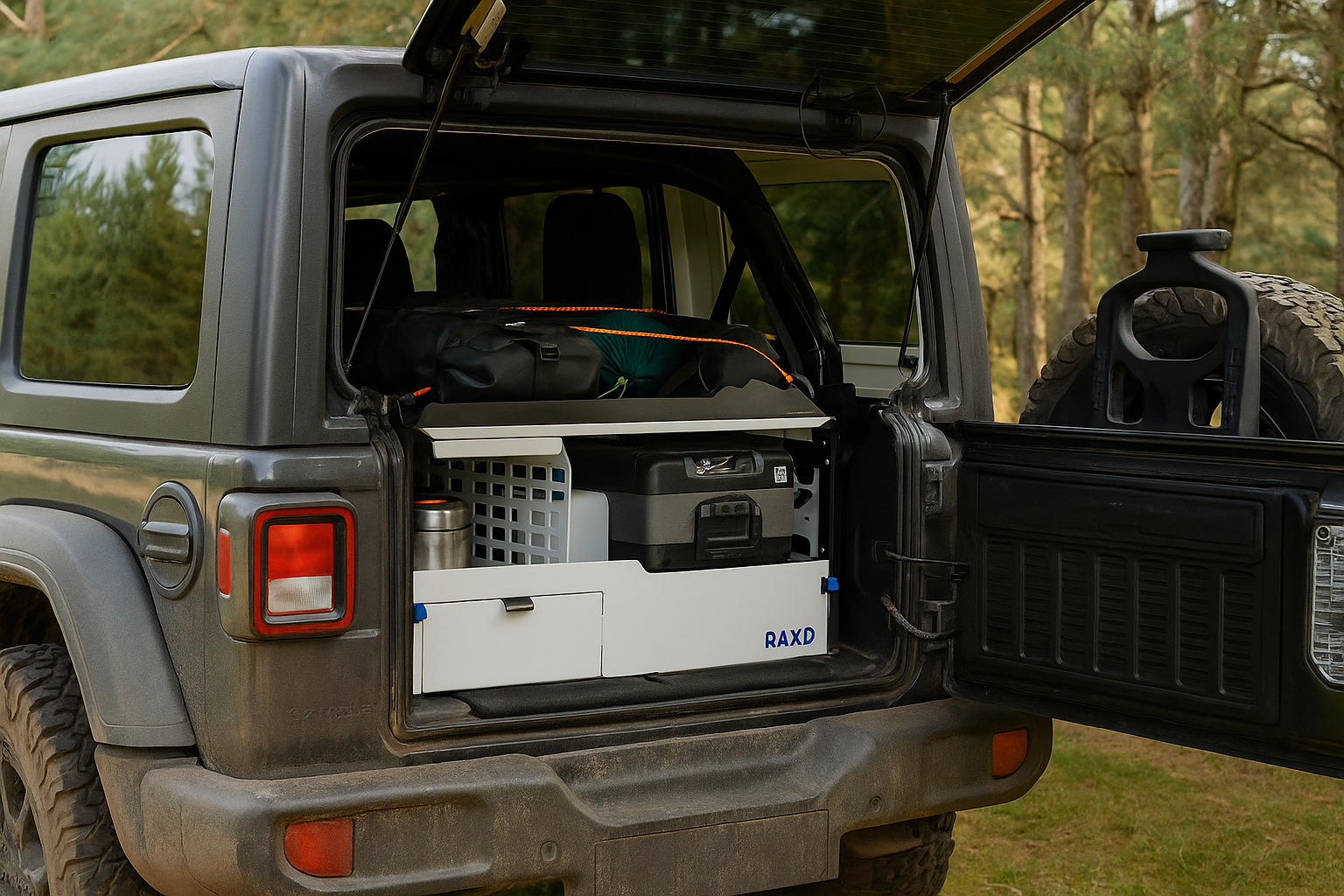 RAXO TERREIN köksbox - Köksmodul för 4x4 och SUV