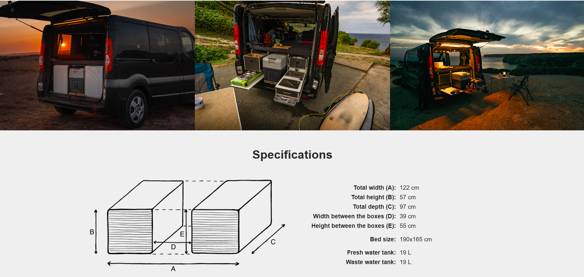 FLIP Camping Box - Luksuriøst Campervan Modul