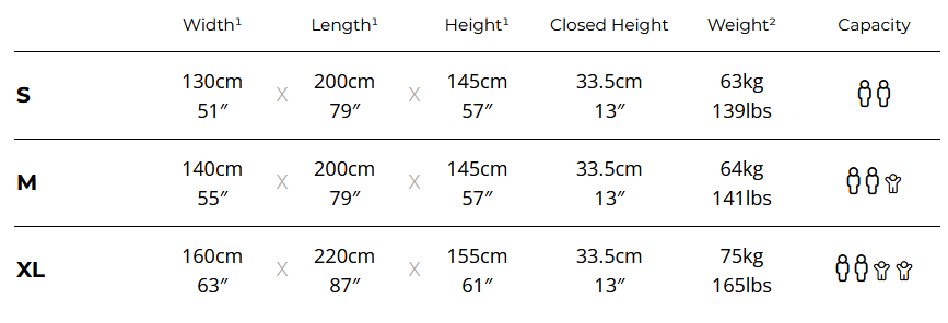 James Baroud Space XL - Large quality roof tent