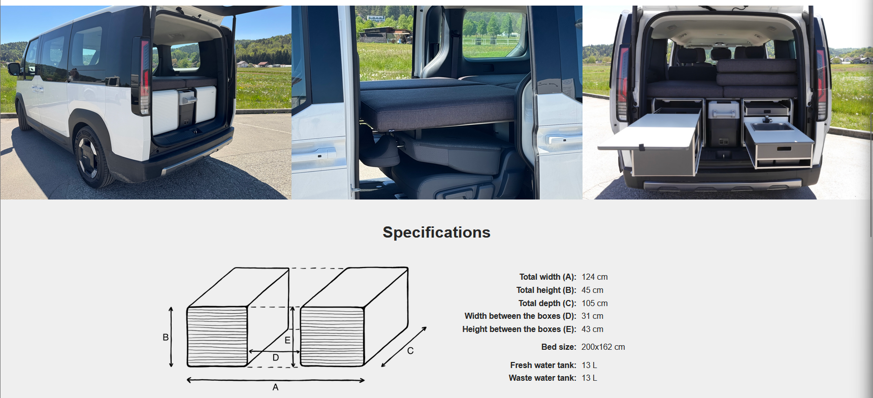 FLIP Camping Box - Luksuriøst Campervan Modul