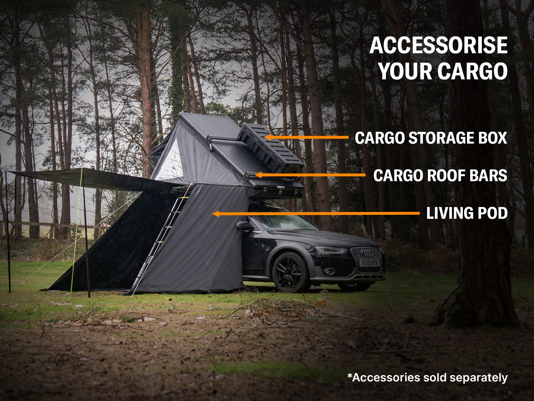 TentBox Cargo 2.0 - Robust and simple roof tent 