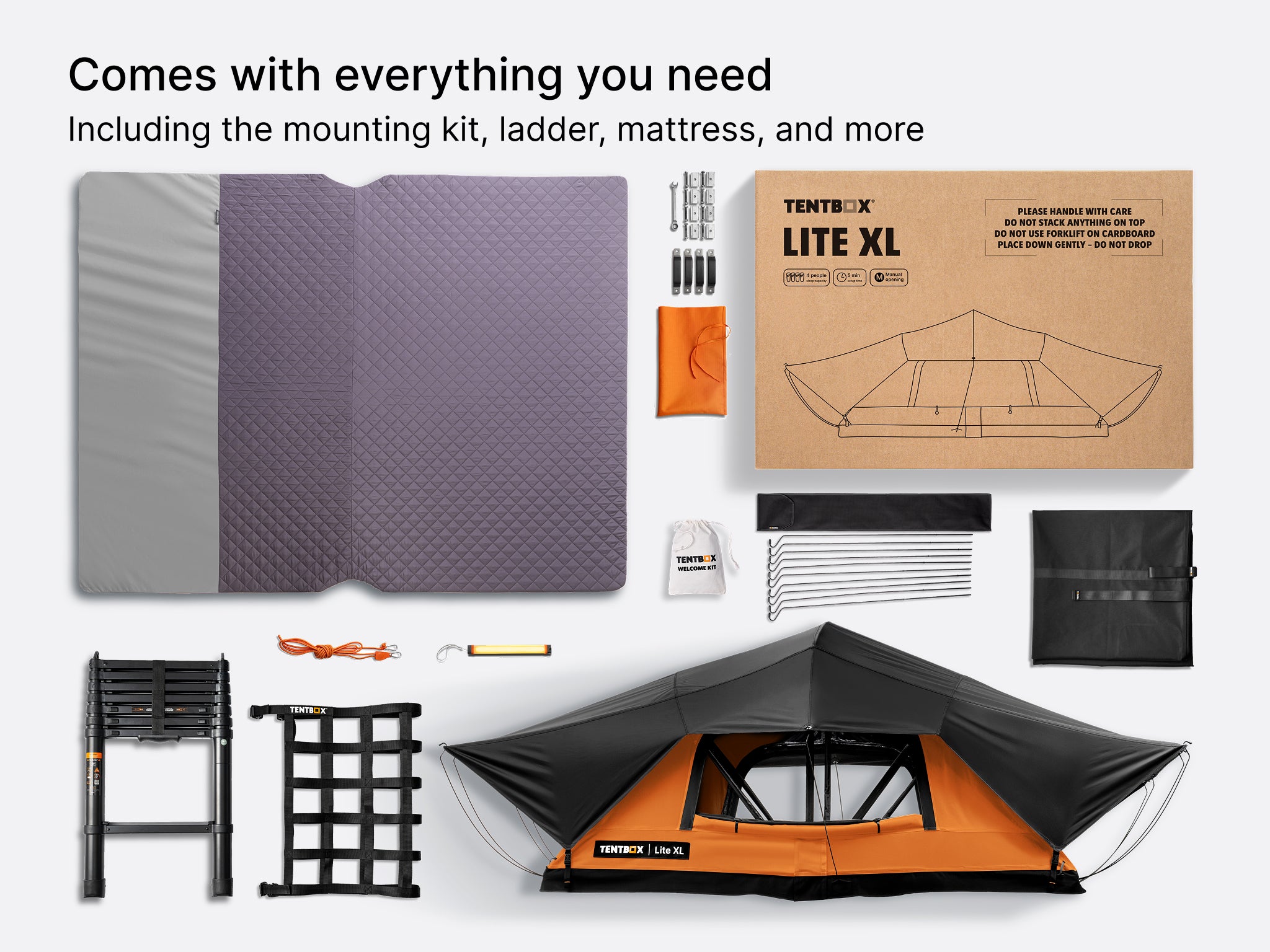TentBox Lite XL - Stort Familie Tagtelt til 4 personer
